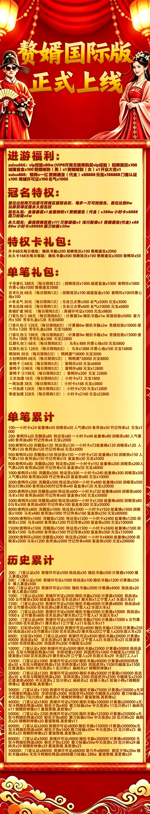 充值介绍